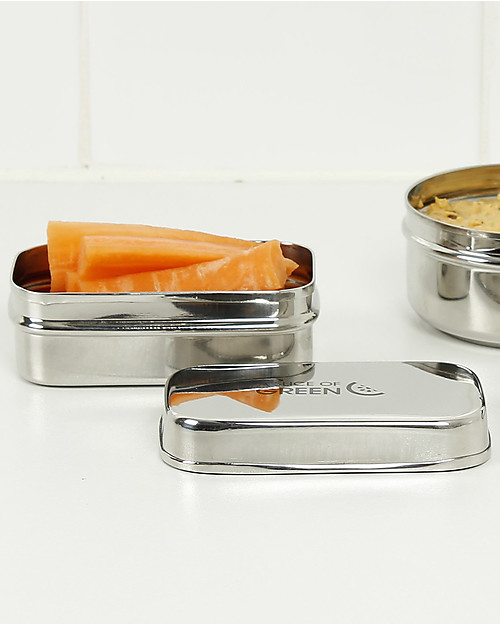 A Slice of Green Contenitore Porta Merenda Morri - Acciaio Inox Porta Merenda