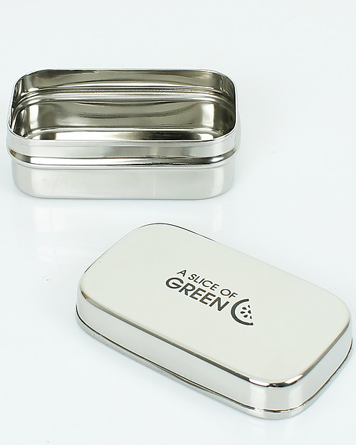A Slice of Green Contenitore Porta Merenda Morri - Acciaio Inox Porta Merenda