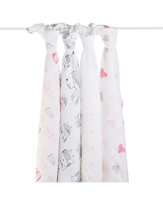 2 Federe In Mussola Di Cotone Per Cuscino Da Viaggio Bambini - Design A Busta, Rosso Sabbia E Beige - Foto 7