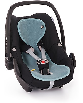 AeroMoov Air Layer Foderina Traspirante Universale per Seggiolino Auto Gruppo 0, Verde Menta - Cotone bio Accessori Seggiolini Auto