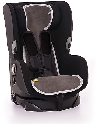 AeroMoov Air Layer Foderina Traspirante Universale per Seggiolino Auto Gruppo 1, Grigio Antracite - Cotone bio Accessori Seggiolini Auto