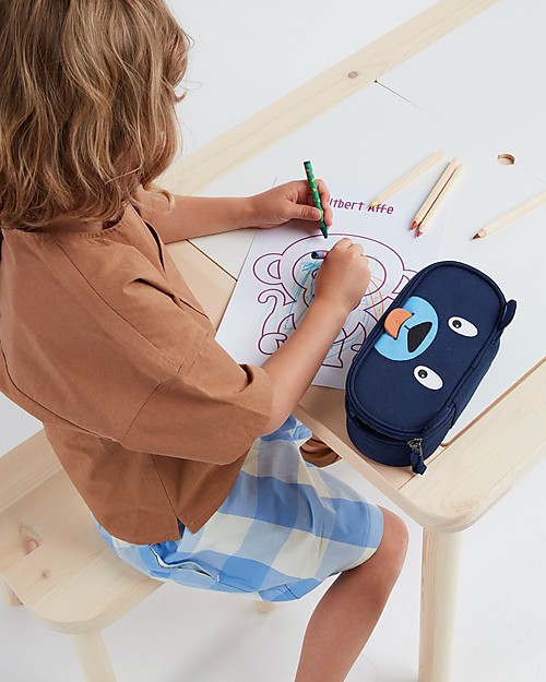 Affenzahn Astuccio Bobo l'Orso - Durevole ed Eco-friendly! Astucci per la Scuola