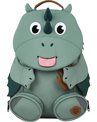 Affenzahn Kids Backpack 3-5 years - Pure Edition - Dragon - Perfect for Preschool and Eco-Friendly! Kindergarten Backpacks