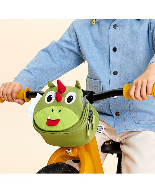 Affenzahn Portaoggetti per Manubrio Bimbi - Drago - Pratico e divertente Accessori Biciclette