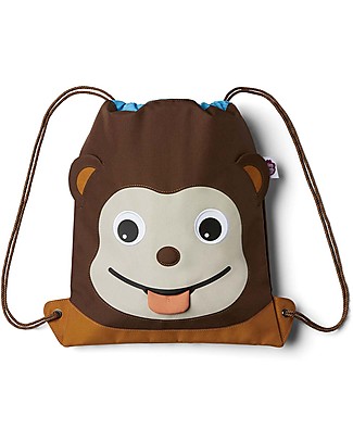 Affenzahn Sacca Sportiva Impermeabile - Scimmia - Eco-friendly Zaini