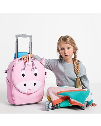 Affenzahn Trolley Bimbo, Ulrike l'Unicorno - Ideale come Bagaglio a Mano! Valigette