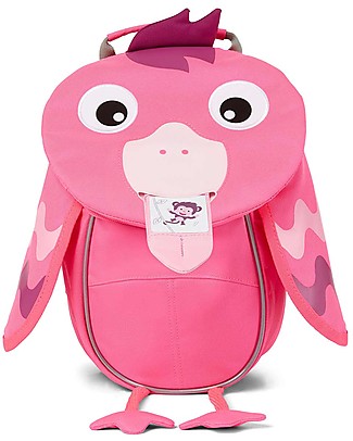 Affenzahn Zainetto 1-3 anni - Fenicottero Fluo - Eco-friendly e giocoso! Zaini Asilo