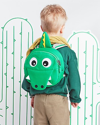 Affenzahn Zainetto 1-3 anni, Kai il Coccodrillo - Eco-friendly e giocoso! Zainetti