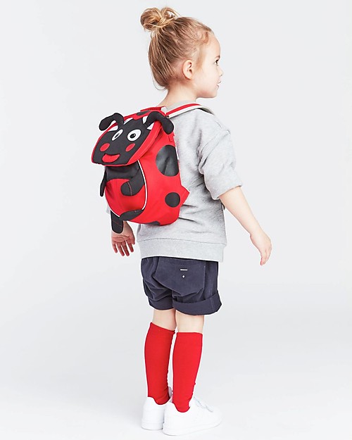 Affenzahn Zainetto 1-3 anni, Lilly la Coccinella - Eco-friendly e giocoso! Zaini Asilo