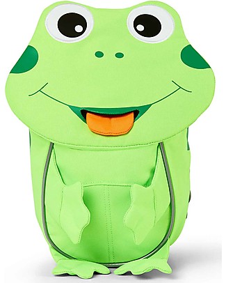 Affenzahn Zainetto 1-3 anni - Rana Fluo - Eco-friendly e giocoso! Zainetti