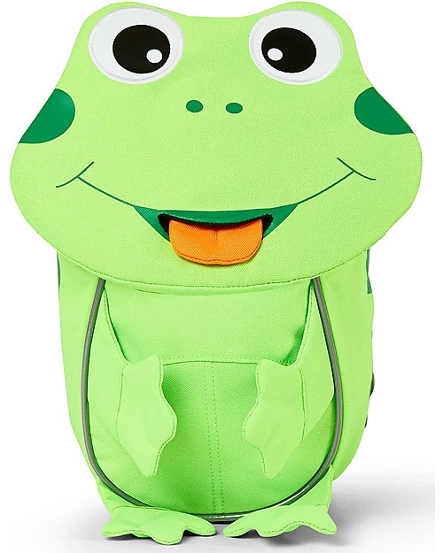 Affenzahn Zainetto 1-3 anni - Rana Fluo - Eco-friendly e giocoso! Zaini Asilo