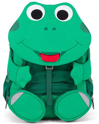 Affenzahn Zainetto 3-5 anni, Fabian la Rana - Perfetto per l'asilo ed eco-friendly! Zainetti