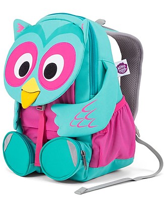 Affenzahn Zainetto 3-5 anni, Olina il Gufo - Perfetto per l'asilo ed eco-friendly! Zainetti