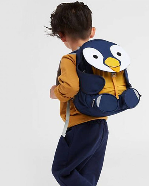 Affenzahn Zainetto 3-5 anni, Polly il Pinguino - Perfetto per l'asilo ed eco-friendly! Zaini Asilo