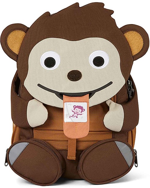 Affenzahn Zainetto 3-5 anni - Scimmia - Perfetto per l'asilo ed eco-friendly! Zaini Asilo
