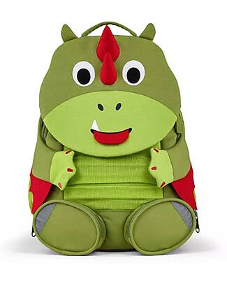 Affenzahn Zainetto Large Friend 3-5 Anni - Drago - Perfetto per l'Asilo ed Eco-Friendly Zaini Asilo