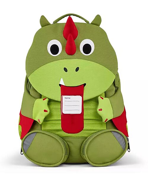 Affenzahn Zainetto Large Friend 3-5 Anni - Drago - Perfetto per l'Asilo ed Eco-Friendly Zaini Asilo