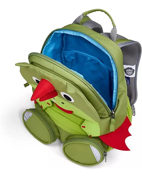 Affenzahn Zainetto Large Friend 3-5 Anni - Drago - Perfetto per l'Asilo ed Eco-Friendly Zaini Asilo