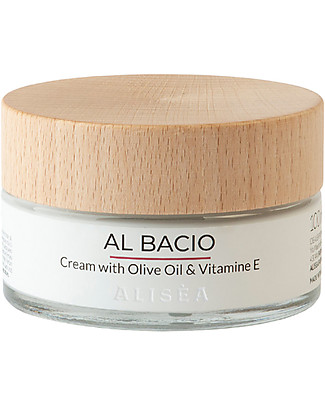 Alisèa Parma Al Bacio - Crema Protettiva Idratante - Olio di Oliva, Vitamina E e proteine del riso - da agricoltura Biologica Italiana Creme ed Olii Baby