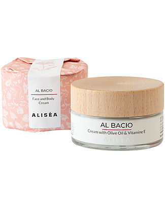 Alisèa Parma Al Bacio - Crema Protettiva Idratante - Olio di Oliva, Vitamina E e proteine del riso - da agricoltura Biologica Italiana Creme ed Olii Baby