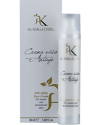 Alkemilla Bio Crema Viso Anti Age, per Pelli Mature - 50 ml Creme e Olii