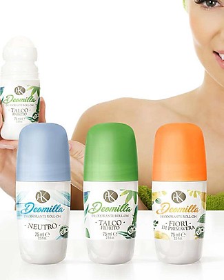Alkemilla Bio Deodorante Roll-on Fiori di Primavera, Deomilla - 75 ml Deodoranti