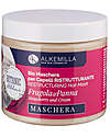 Alkemilla Bio Maschera Capelli Ristrutturante, Panna e Fragola - 200 ml Bagno Doccia Shampoo