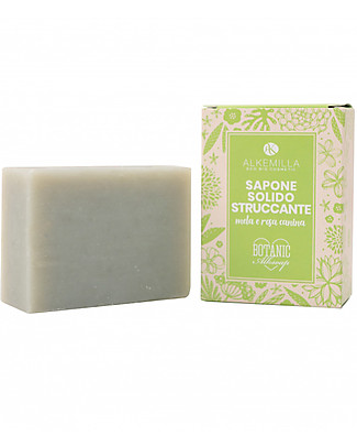 Alkemilla Bio Sapone Struccante al Profumo di Mela e Rosa Canina - 100 gr Detergenza