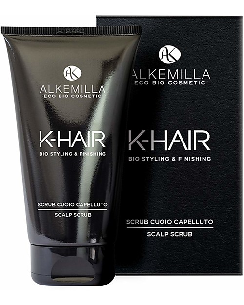 Alkemilla Bio Scrub Cuoio Capelluto, K-Hair - 150 ml Cura dei Capelli