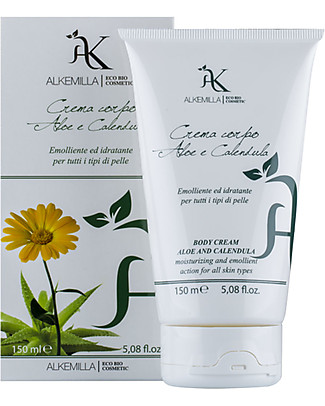 Alkemilla Crema Corpo Aloe e Calendula - 150 ml Creme e Olii