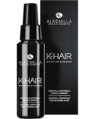 Alkemilla Cristalli Naturali Capelli Biondi, K-Hair - 50 ml Cura dei Capelli