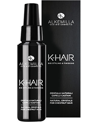 Alkemilla Cristalli Naturali Capelli Castani, K-Hair - 50 ml Cura dei Capelli