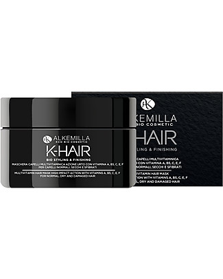 Alkemilla Maschera Capelli Multivitaminica, K-Hair - 200 ml Cura dei Capelli