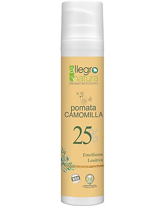 Allegro Natura Pomata Camomilla Bio, 100 ml - Per pelli irritate e delicate Creme e Olii