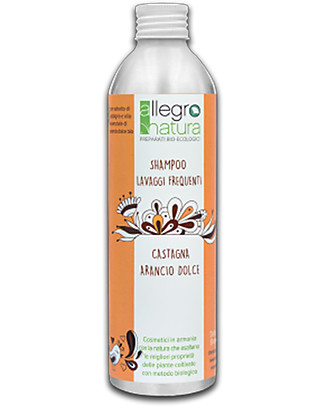 Allegro Natura Shampoo Bio Ecologico - 250 ml - per Lavaggi Frequenti Bagno Doccia Shampoo