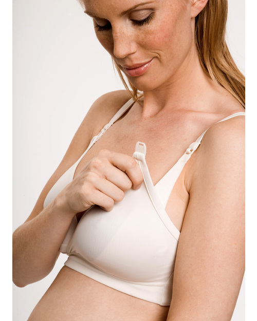 Amoralia Reggiseno da Allattamento in Microfibra Second Skin Avorio Reggiseni da Allattamento