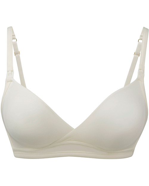Amoralia Reggiseno da Allattamento in Microfibra Second Skin Avorio Reggiseni da Allattamento