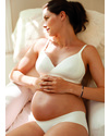 Amoralia Reggiseno da Allattamento in Microfibra Second Skin Avorio Reggiseni da Allattamento