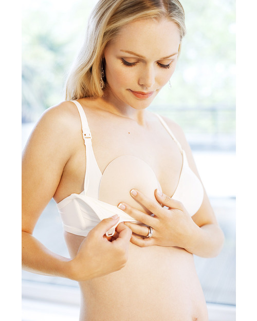 Amoralia Reggiseno da Allattamento Second Skin - Cotone Bio - Avorio Reggiseni da Allattamento