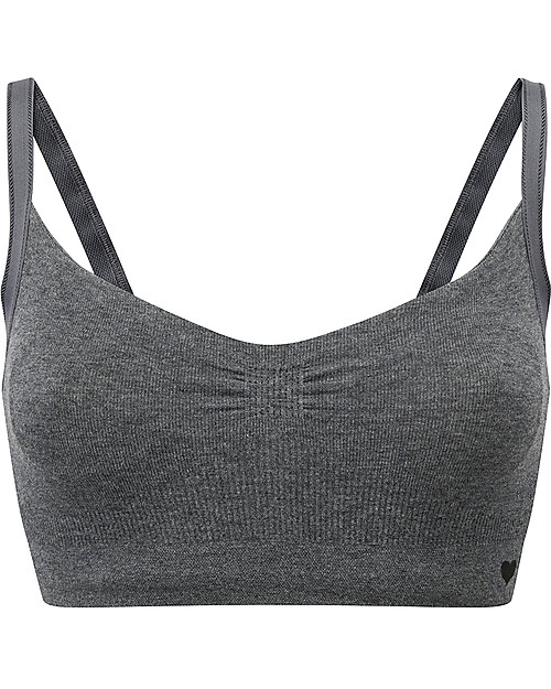 Amoralia Reggiseno da notte e allattamento senza cuciture - Grigio scuro Reggiseni da Allattamento