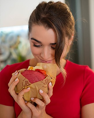 Apepak Involucri In Cera D'Api Per Alimenti - Set da 2 Pezzi - Grande Sacchetto Cibo