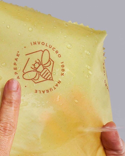 Apepak Involucri In Cera D'Api Per Alimenti - Set da 2 Pezzi - Medio Contenitori per Alimenti