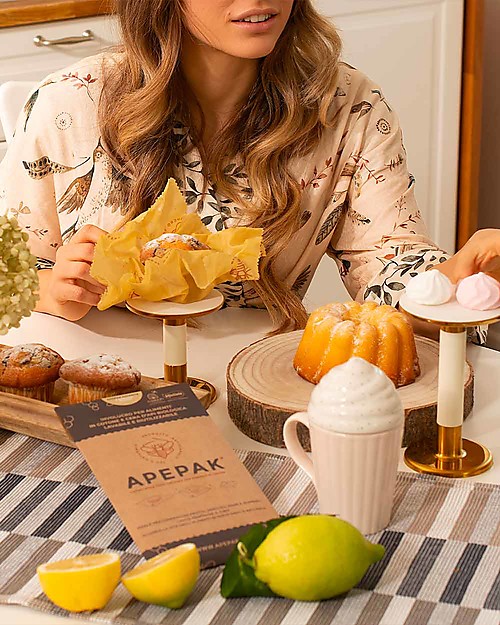 Apepak Involucri In Cera D'Api Per Alimenti - Set da 2 Pezzi - Mini Contenitori per Alimenti
