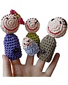 aPunt Barcelona Marionette Famiglia da Dito - Diverte e Spiega l'allargamento della Famiglia! Pupazzi