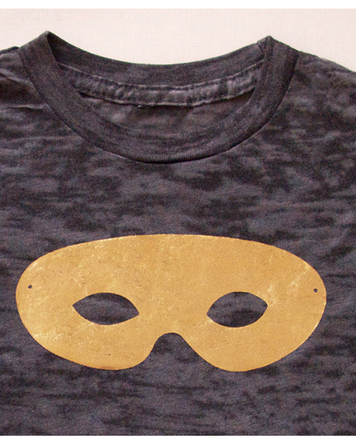 Atsuyo et Akiko T-Shirt Maschera - Grigio e Oro Metallizzato T-shirt