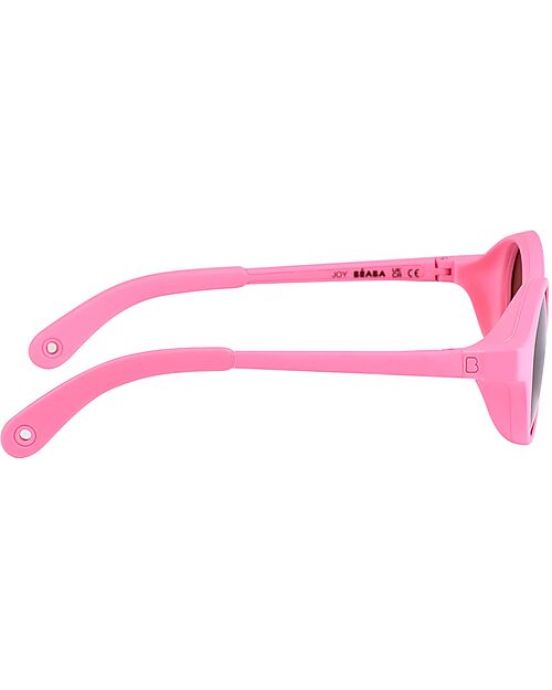 Béaba Occhiali da Sole Joy 9 - 24 Mesi con Cinturino - 100% Protezione  Raggi UV - Rosa Confetto unisex (bambini)