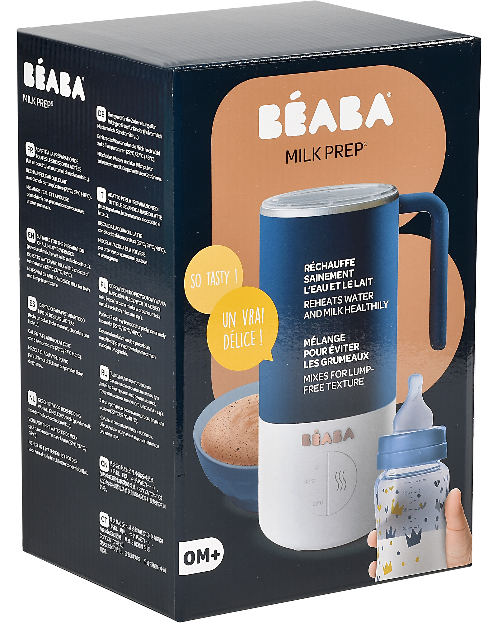 Béaba Scalda Latte 3 Temperature - Blu - Biberon Pronto in Pochi Minuti!  unisex (bambini)