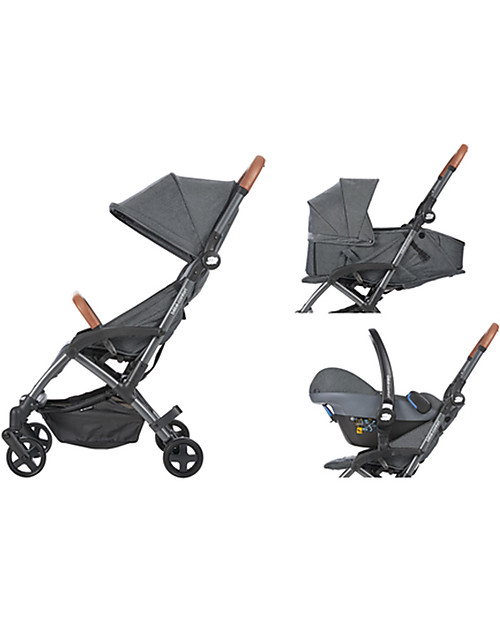 Bebe Confort Passeggino Laika2 Sparkling Grey Dalla Nascita Fino A 3 5 Anni Per La Citta Unisex Bambini