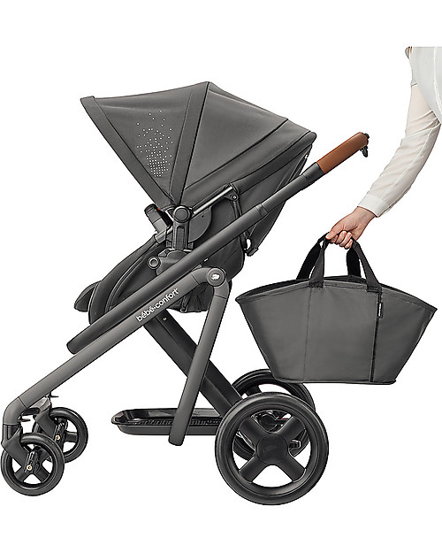 Bebe Confort Trio c Passeggino Lila Navicella Jade Ovetto Cabriofix Sparkling Grey Unisex Bambini