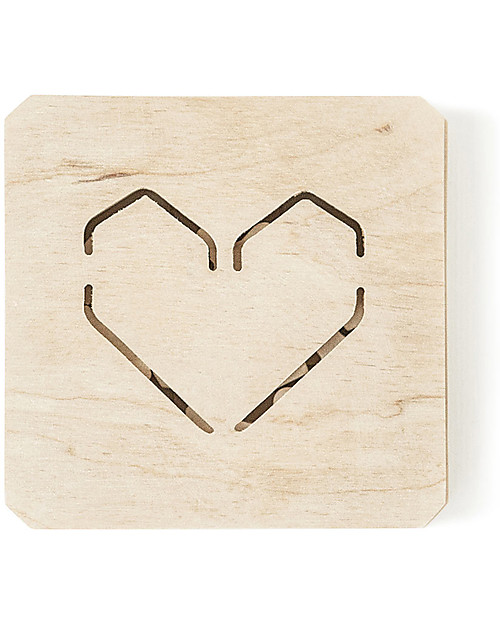 Babai Toys Gioco del Filetto in Legno - Love is… - per Tutta la Famiglia Giochi di una Volta